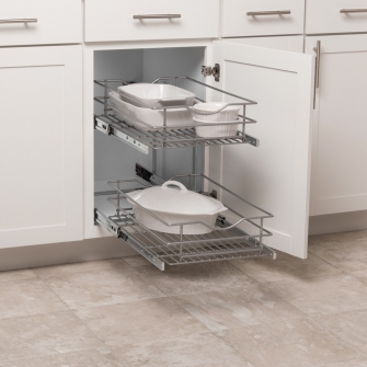 14 in Double-tier Pullout Baskets