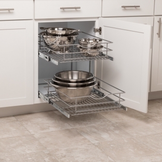 17 in Double-tier Pullout Baskets